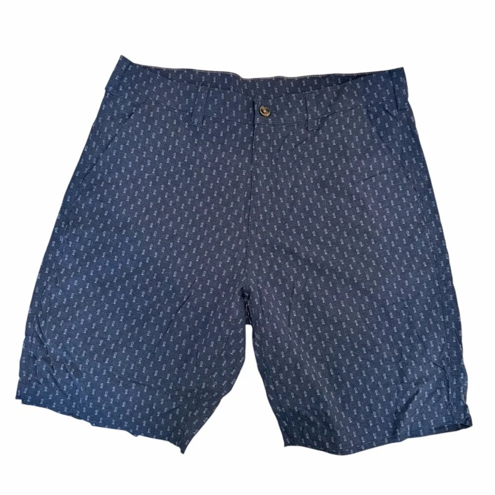 Eddie Bauer Blue Patterned Men's Shorts